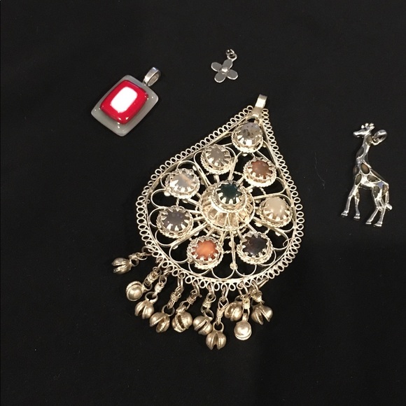 Jewelry - Four fun pendants! Just add a chain!🍀part of the 3/$15 Deal! Order 3 $8 for $15